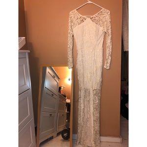 Cream formal dress